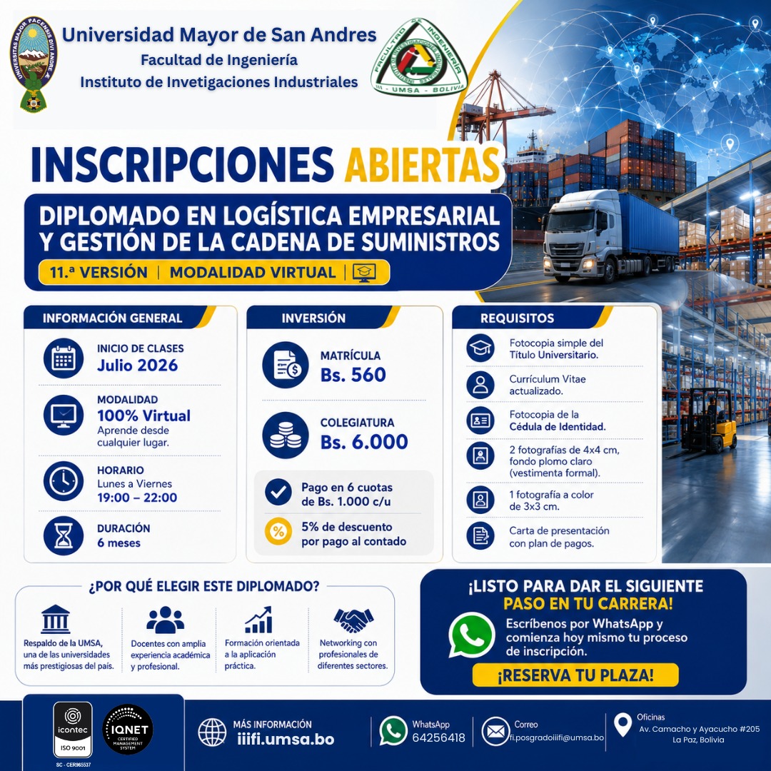 Logística Empresarial y Gestión de la Cadena de Suministro