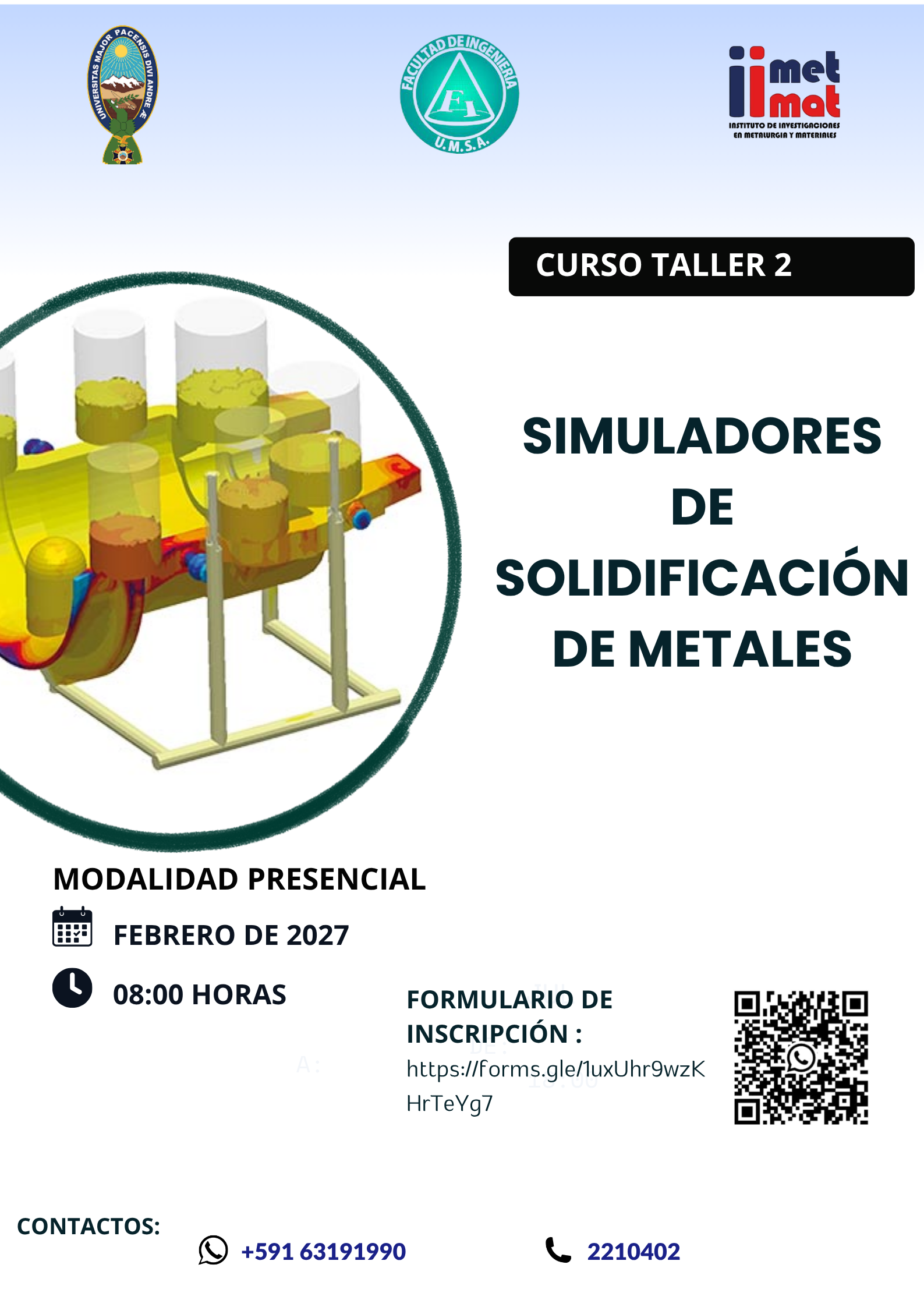 Simuladores de solidificación de metales