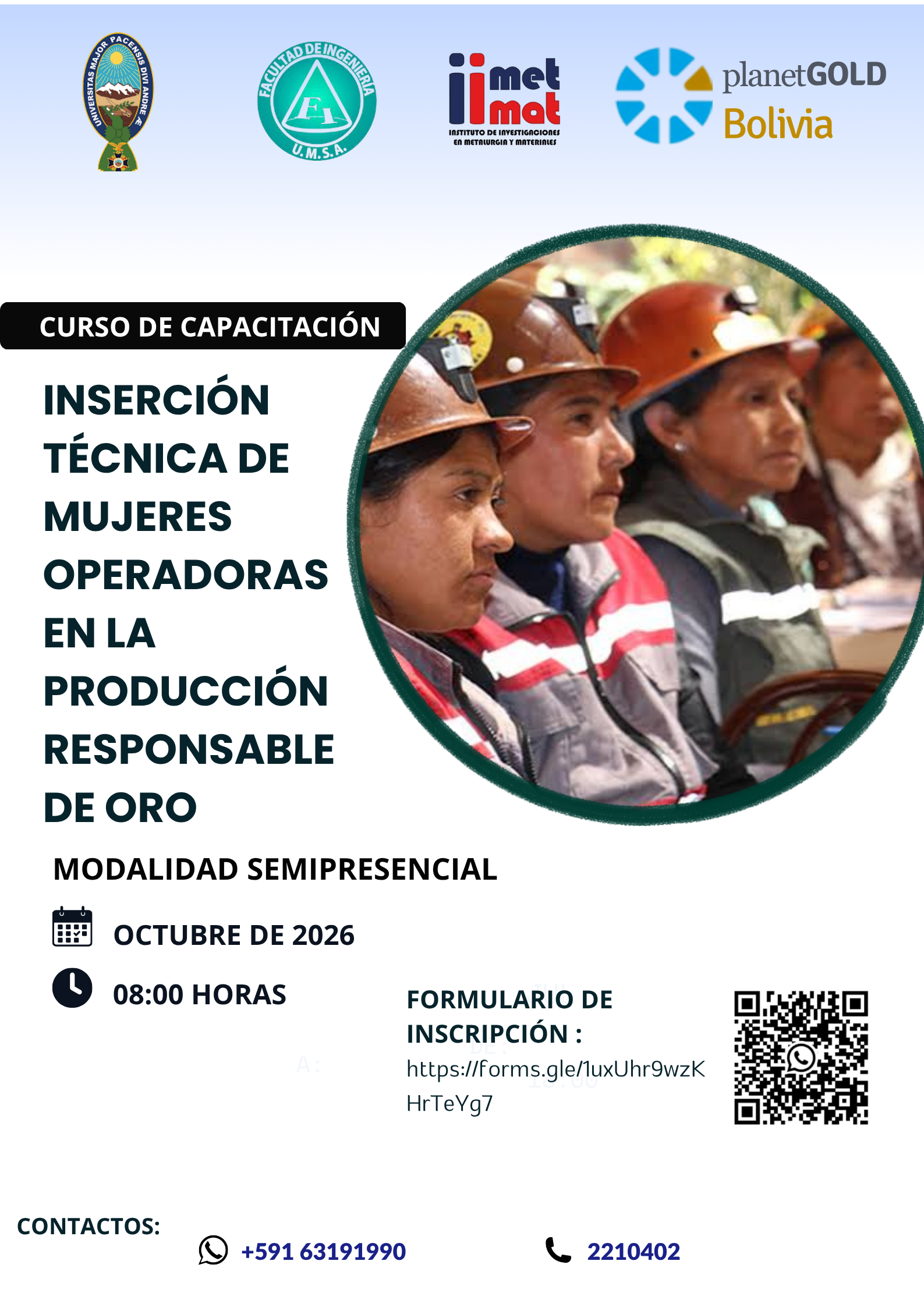 Inserción técnica de mujeres operadoras