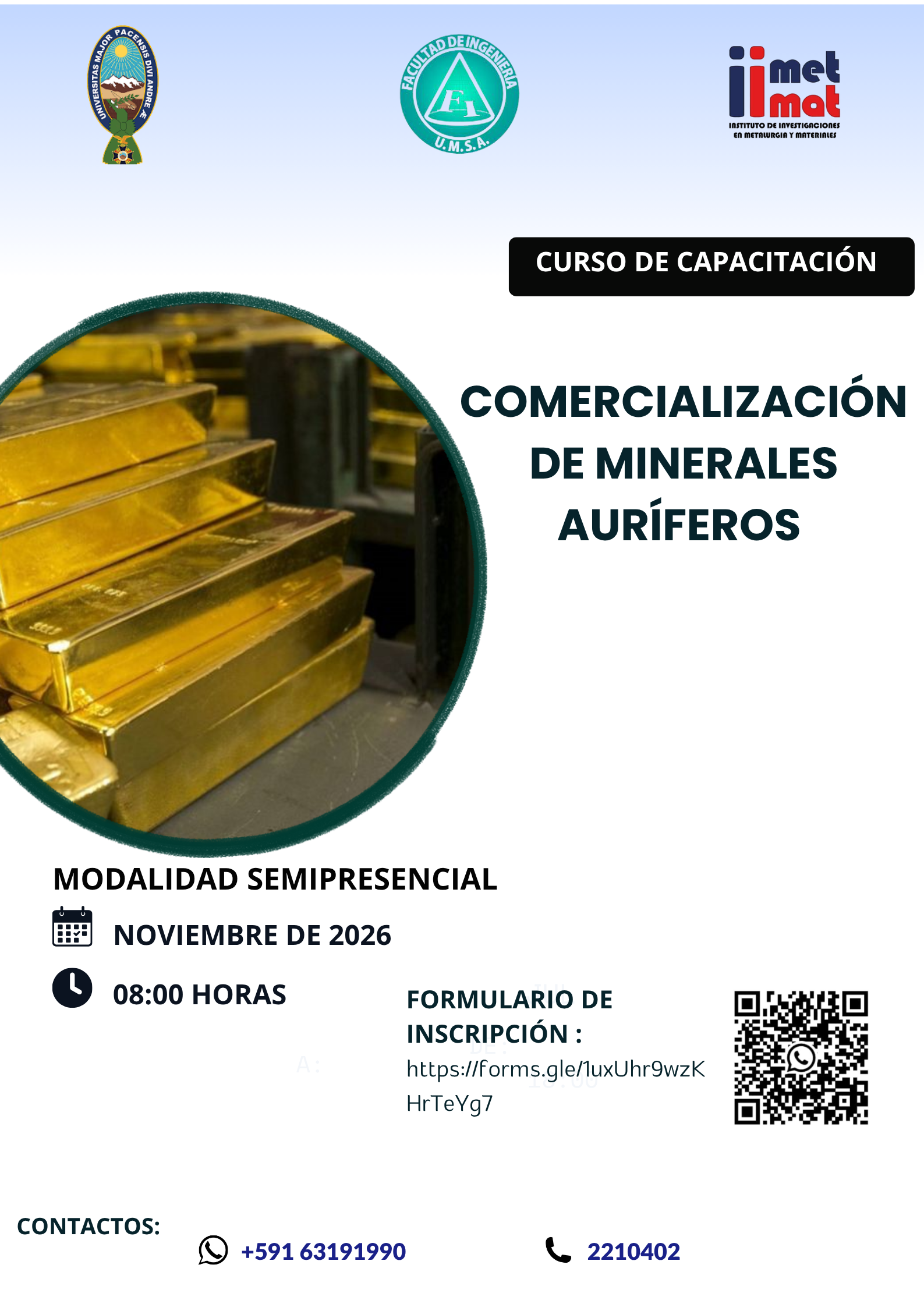 Comercialización de materiales Auriferos
