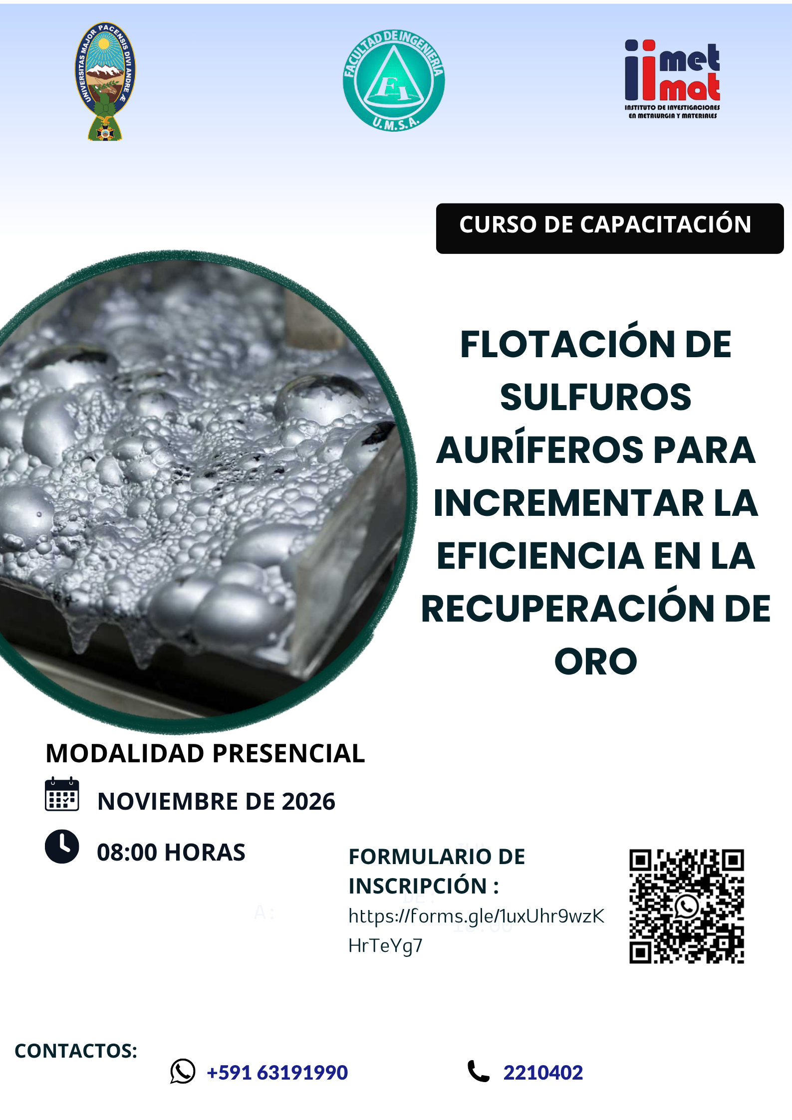 Flotación de Sulfuros Auriferos para incremetar la Eficiencia en la recuperación de oro