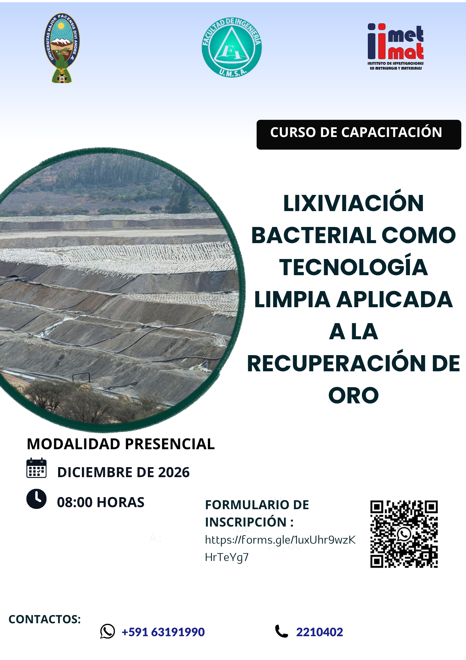 Lixiviación Bacterial como Tec. limpia Aplicada a la recuperación de Oro