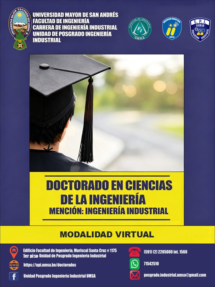 Doctorado en Ciencias de la Ingeniería, Mención Ingeniería Industrial