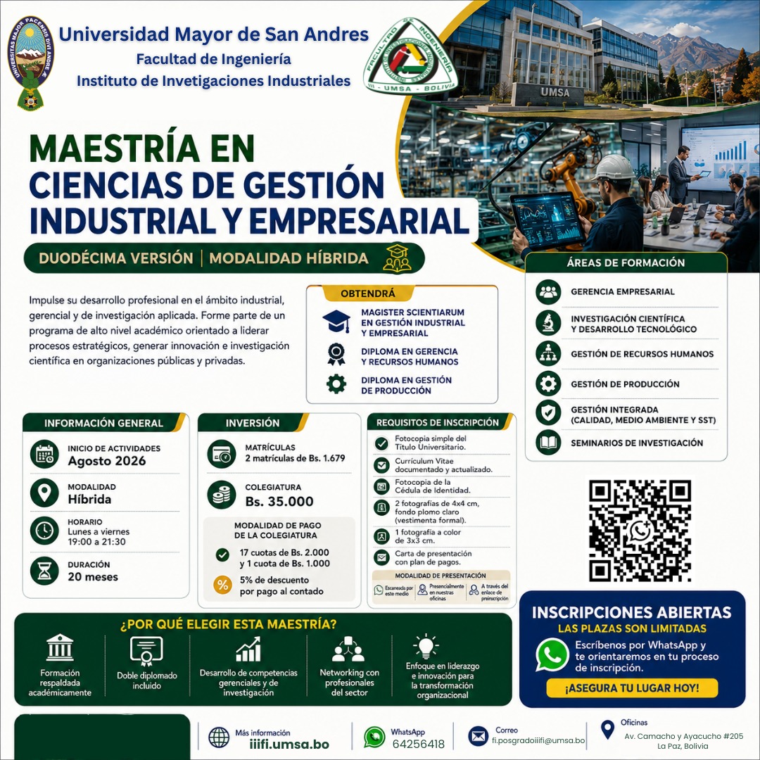 Ciencias de Gestión Industrial y Empresarial